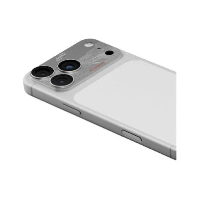 SkinArma Sonix Aluminium Camera Lens Protector for iPhone 17 Pro - Silver